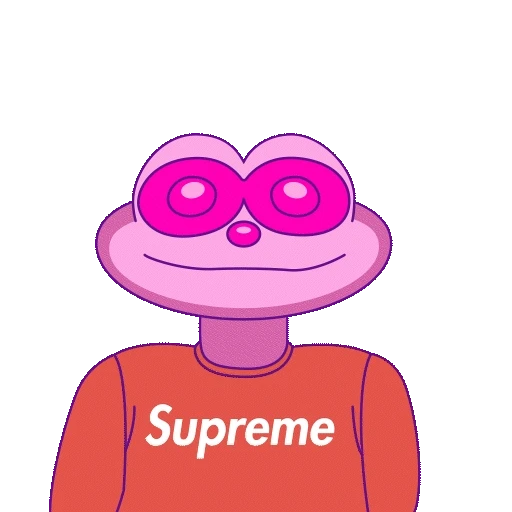 illustration of a dollar shaped character on a skateboard